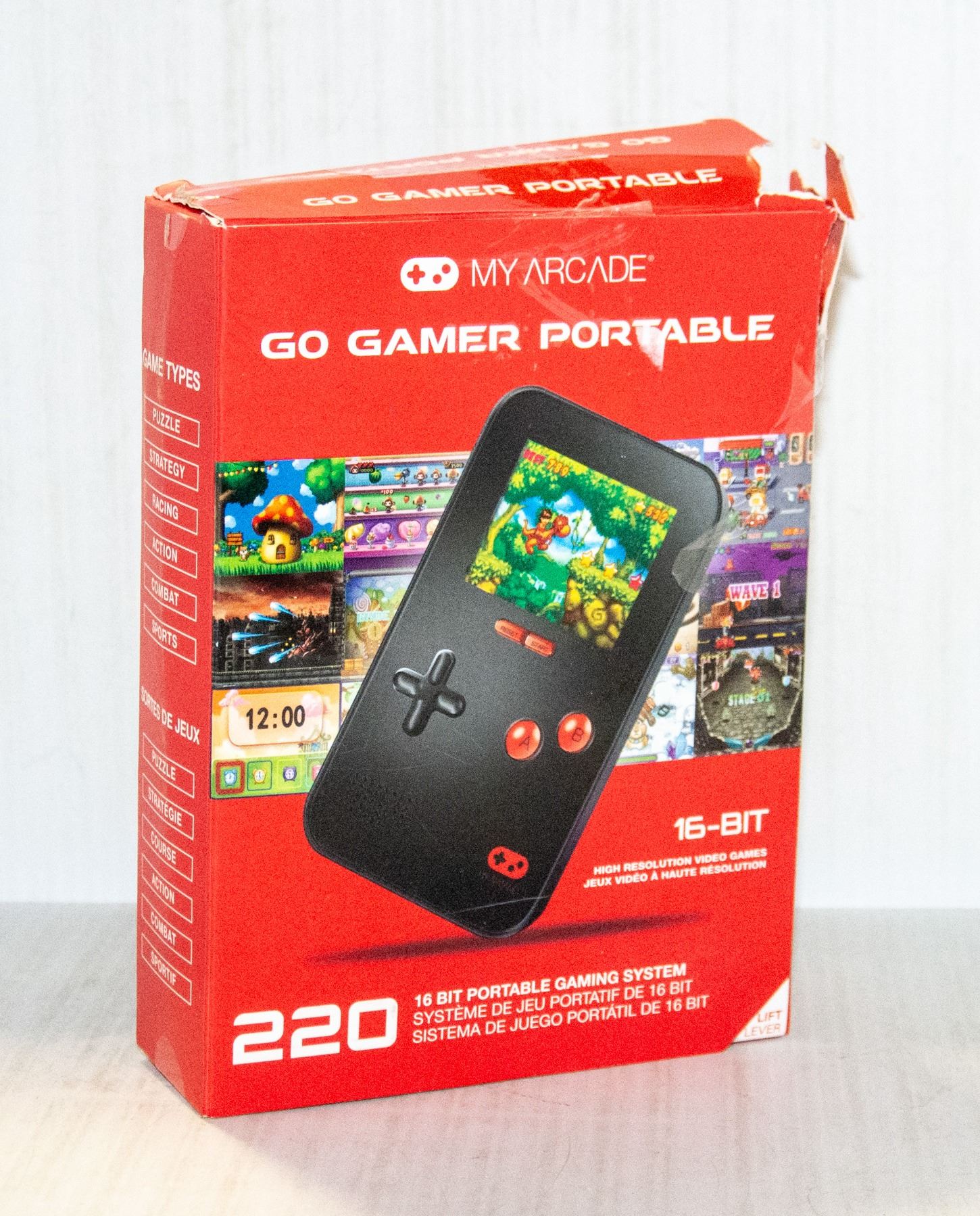 MY ARCADE GO GAMER 220 GAMES VIDEO GAME