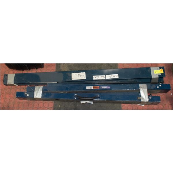 2 SETS OF 2 METAL SAWHORSES