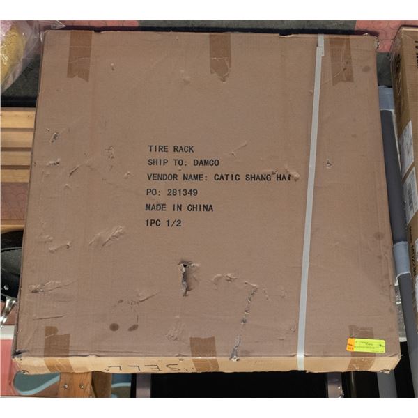 NEW IN BOX TIRE RACK