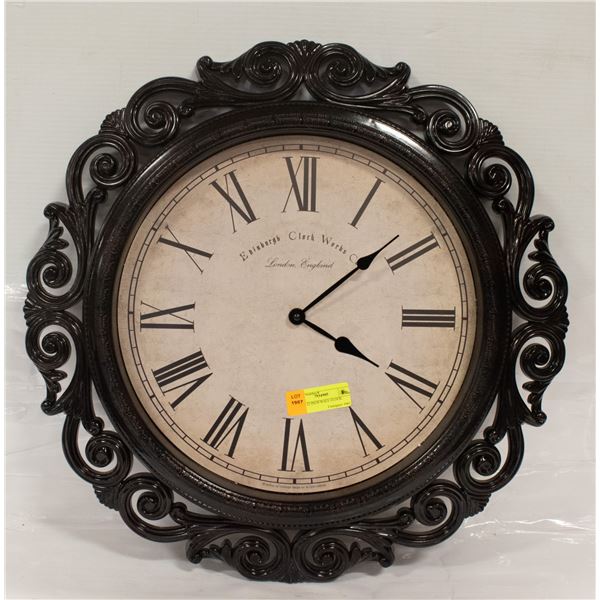 LARGE 22 INCH WALL CLOCK