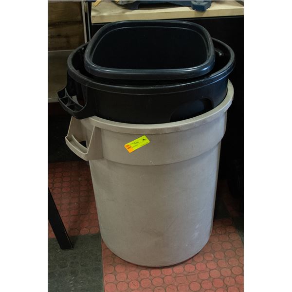 3 GARBAGE BINS
