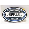 Image 1 : DODGE SERVICE LIGHTED SIGN NEON STYLE