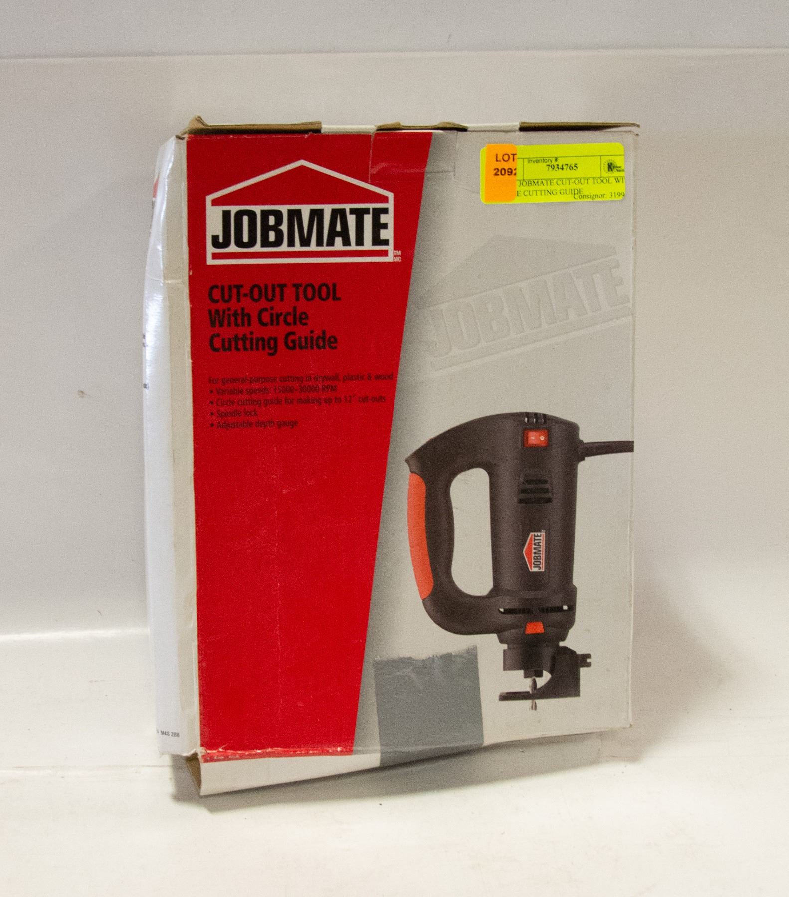 NEW JOBMATE CUT-OUT TOOL WITH CIRCLE CUTTING GUIDE