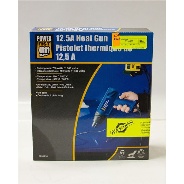 POWER FIST 12.5A HEAT GUN