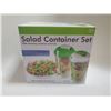 Image 1 : NEW 2 PACK ON THE GO SALAD CONTAINER SET BPA FREE
