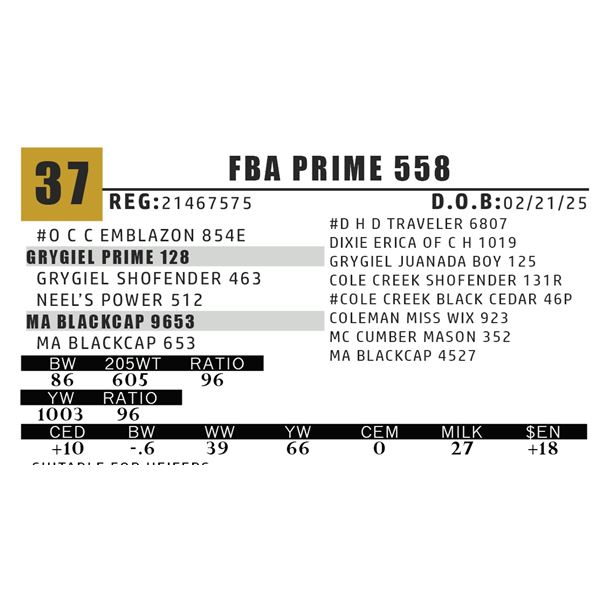 FBA PRIME 558