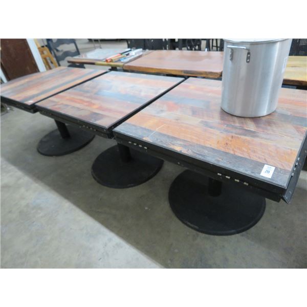 3-Dropleaf 4/6 Top Dining Tables - 3 X $