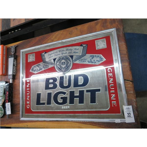 Bud Light Advertisement Mirror - No Shipping