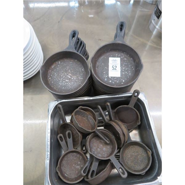 Lot of Small Cast Iron Fry Pans
