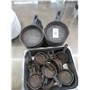 Image 1 : Lot of Small Cast Iron Fry Pans