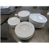 Image 1 : Lot of Bone White Platters, Plates & Salad Bowls