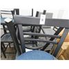 Image 2 : 8-Denim Padded Bar Stools - 8 X $