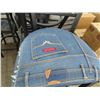 Image 3 : 8-Denim Padded Bar Stools - 8 X $