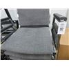 Image 2 : 7-Gray Fabric Stack Chairs - 7 X $