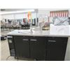 Image 1 : Central 6' 3 Door Double 4 Head Tap Keg Cooler 34°