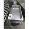 Image 1 : 10-S/S Third Size by 2" Insert Pans - 10 X $