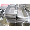 Image 1 : 24-S/S Third Size by 4" Insert Pans - 24 X $