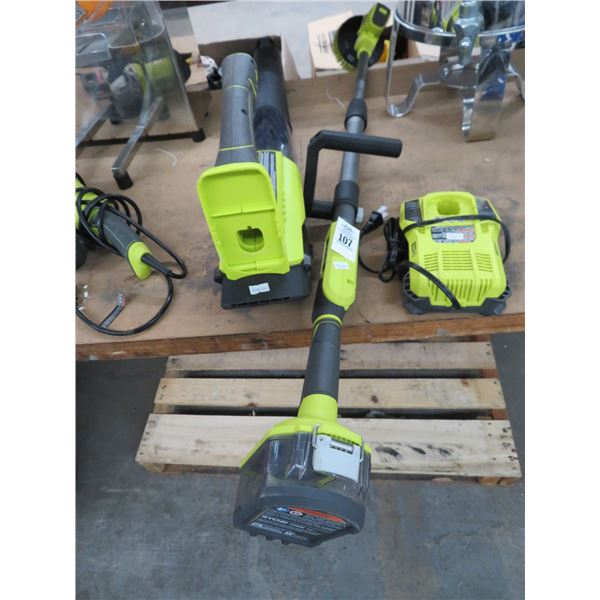 Lot of Ryobi Cordless Tools