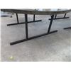 Image 3 : 10-Metal 6' Diameter Round Banquet Tables - 10 X $