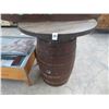 Image 1 : Whiskey Barrel High Bar Table