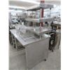 Image 4 : S/S Rolling 5' Table w/Triple Overshelf & Tray Stand