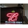 Image 1 : Budweiser Crown B Neon - No Shipping