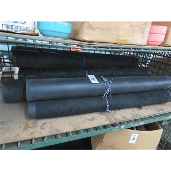 6-Black Floor Mats - 6 X $