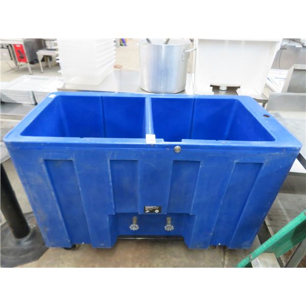 Blue Rolling Ice Beverage Merchandiser