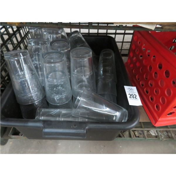 Set of Beverage Glasses, Utility Baskets