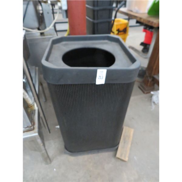 Black Waste Can