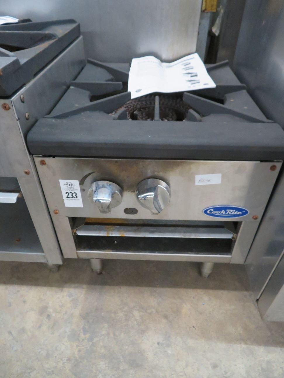 Cook Rite Single Stock Pot Range