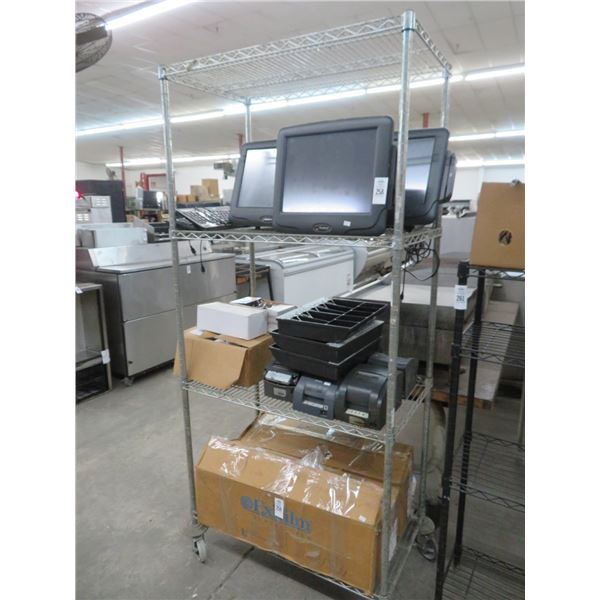 4 Shelf Metro Rack on Wheels