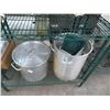 Image 1 : Shelf Lot of Stock Pots & Lids