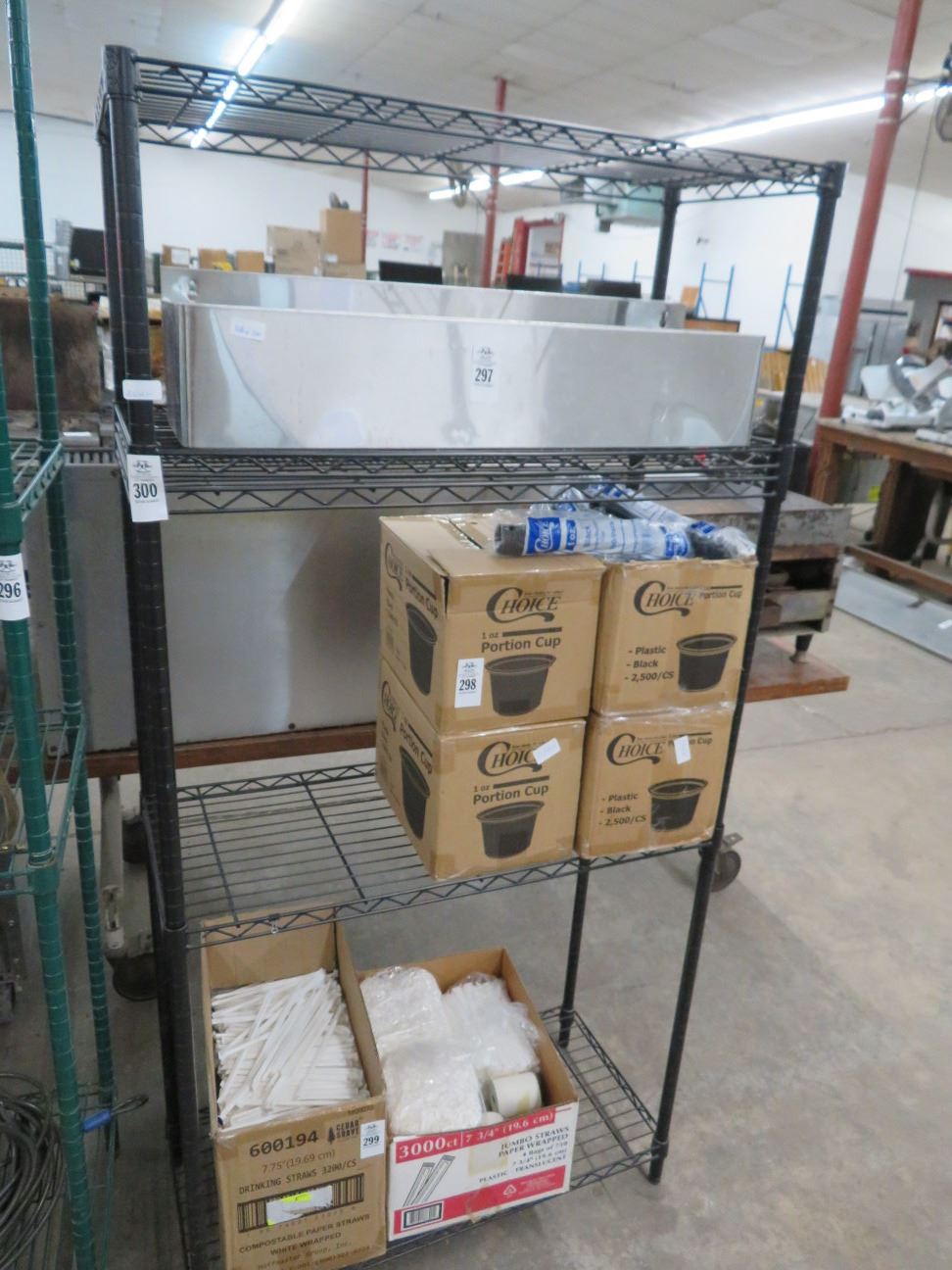 Black 4 Shelf Metro Rack