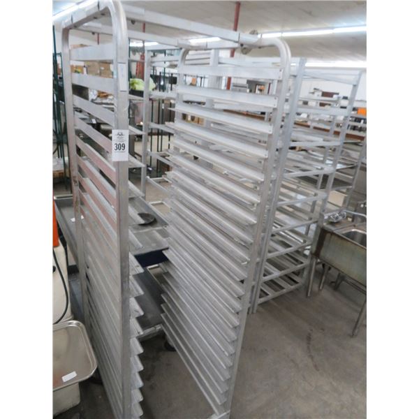 Sheet Pan Rack on Wheels