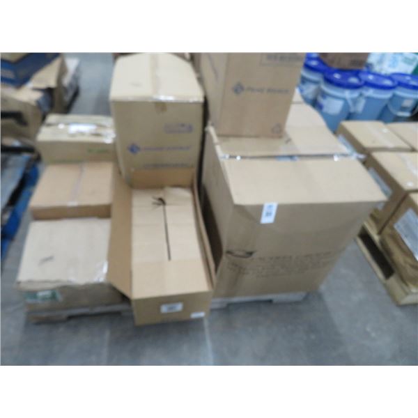 Pallet Lot Plastic Lids, Jumbo Straws & Paper Bags