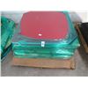 Image 1 : Lot of Red Square & Rectangular Table Tops