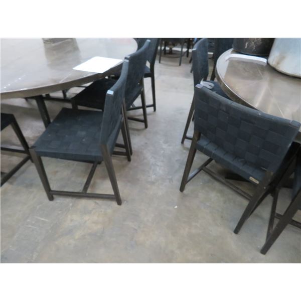 25 Black Web Fabric Dining Room Chairs 25 x $ by Eagle Chair Co.