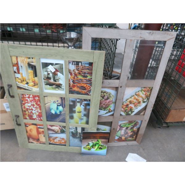 Menu Picture Frames