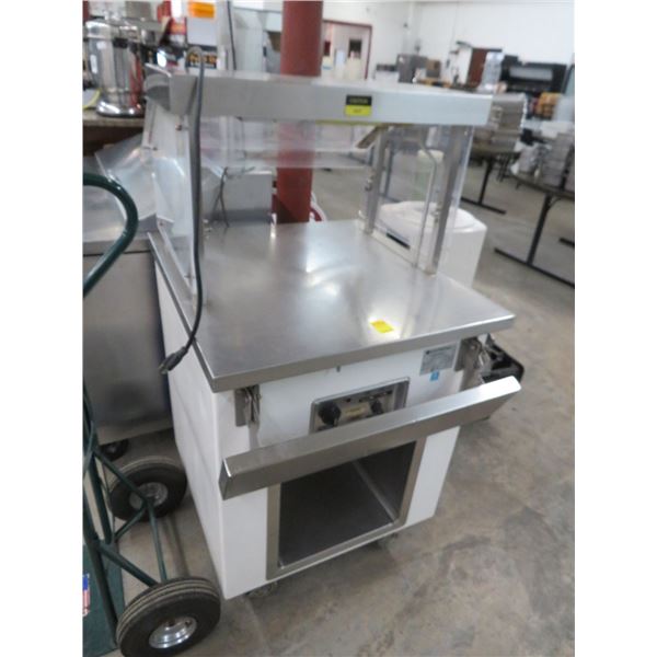 Colorpoint Heated Carving Station w/ Sneeze Guard