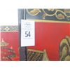 Image 2 : Painted Asian Motif Privacy Screen