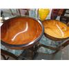 Image 2 : 2-Mahogany, Camphor Worlfant Signed Bowls - 2 X $