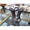 Image 2 : Rubinstein Signed Blue Art Glass Paper Weight and Vase (3)