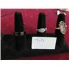 Image 2 : 5-Fashion Rings - 5 X $