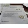 Image 1 : 14K YG Diamond Hoop Earrings w/20 Round Diamonds 7.5g - Replacement Value $3450.00