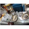 Image 2 : Plate and Metal Shell/Bowl Serving Items, Vases