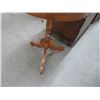 Image 2 : Burl Round Pedestal Side Table