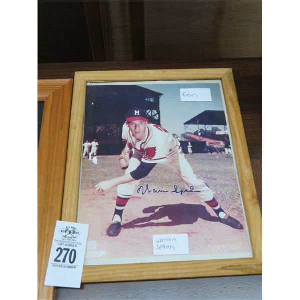 Warner Spahn Autographed Photo