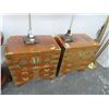 Image 1 : Burl Brass Twin Cabinets