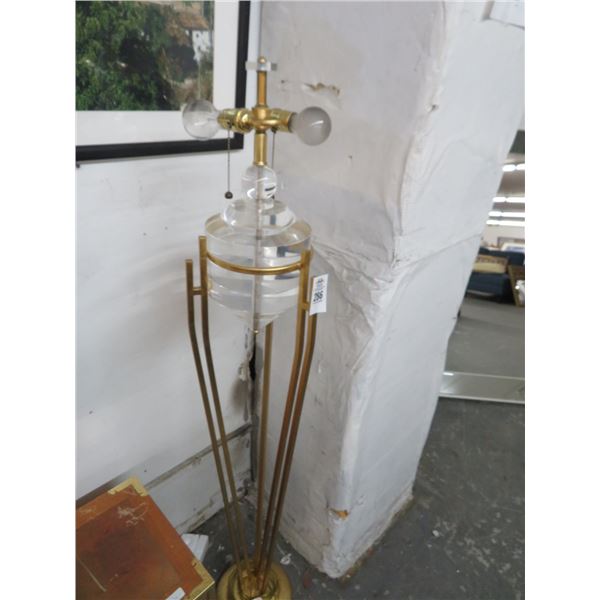 Contemporary Brass / Resin Floor Lamp